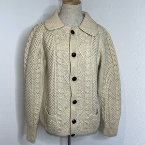 🔹 Standun Irish Pure Wool Fisherman’s Cardigan